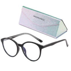 2020 Round Blue Light Blocking Glasses 12 2020 Round Blue Light Blocking Glasses -Contact Lens Shop 2020 5807 C1 Black 45 deg case d76d092b 70f0 44df bc43 bae83cb5d0e9