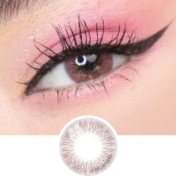Contact Lens Shop 25 EyeCandys Attitude Glitter Pink (1 Pair)