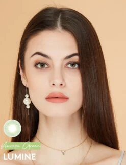 Lumine Aurora Green -Contact Lens Shop Aurora Green 1 model