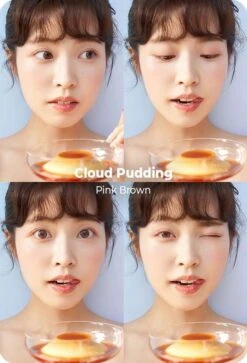 Chuu Cloud Pudding Pink Brown (10pk) -Contact Lens Shop Cloud pudding Pink detail2 model