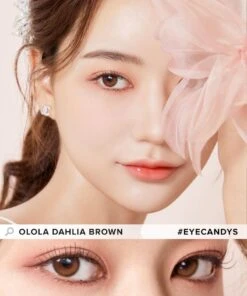 Olola Dahlia Brown (KR) 8 Olola Dahlia Brown (KR) -Contact Lens Shop Dahlia Brown Model 1