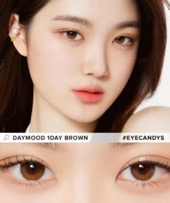 Olola Daymood 1-Day Brown (10pk) (KR) -Contact Lens Shop Daymood 1day Brown Model 2