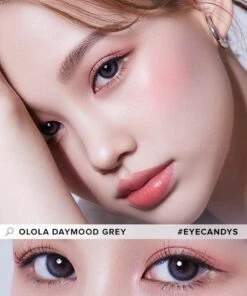Olola Daymood Grey (KR) -Contact Lens Shop Daymood Grey Model 1