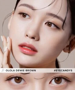 Olola Dewie Brown (KR) -Contact Lens Shop Dewie Brown Model 1