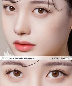 Olola Dewie Brown (KR) -Contact Lens Shop Dewie Brown Model 2