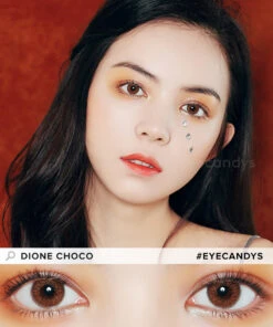 Pink Label Dione Choco -Contact Lens Shop Dione Choco model