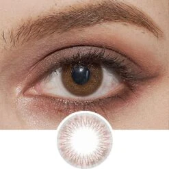 EyeCandys Attitude Glitter Choco (1 Pair) -Contact Lens Shop EyeCandys Pink Label Attitude Choco LEC