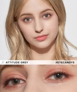 Limited Edition Attitude Grey Glitter Lens (1 PAIR) -Contact Lens Shop EyeCandys Pink Label Attitude Grey model eb1708f7 35df 4d3a b470 c60a6f2535ee