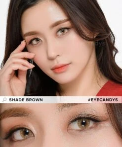 Promotion Shade Series (1 PAIR - Same Prescription As Other Pairs In Order) -Contact Lens Shop EyeCandys Pink Label Shade Brown model 2 107fa4b5 3aad 481f bb50 30908efa2cb6