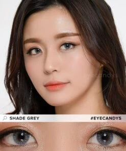Pink Label Shade Grey -Contact Lens Shop EyeCandys Pink Label Shade Grey model