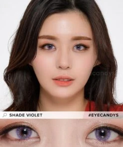 Pink Label Shade Violet 18 Pink Label Shade Violet -Contact Lens Shop EyeCandys Pink Label Shade Violet model