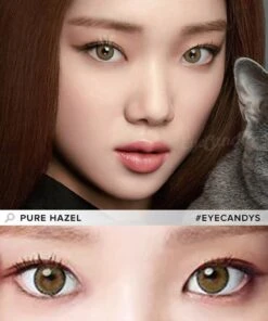 Freshlook One-Day Color Pure Hazel (20pk) (KR) -Contact Lens Shop FreshLook purehazel model