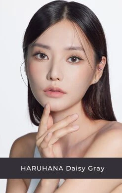 OTR Haruhana Daisy Grey -Contact Lens Shop HARUHANA DAISY GRAY DETAIL model