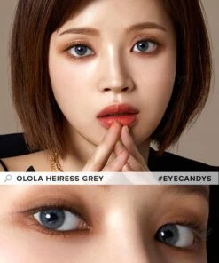 Olola Heiress Grey (KR) -Contact Lens Shop Heiress Grey Model 2