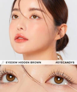 LensMe Eyedew Hidden Brown 9 LensMe Eyedew Hidden Brown -Contact Lens Shop Idew HIDDENBROWN MODEL