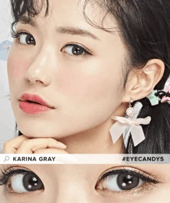 Pink Label Karina Grey -Contact Lens Shop Karina Gray model