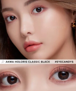 LensMe Akma Holoris Classic Black (30pk) -Contact Lens Shop LensMe Akma Holoris Classic Black model 2
