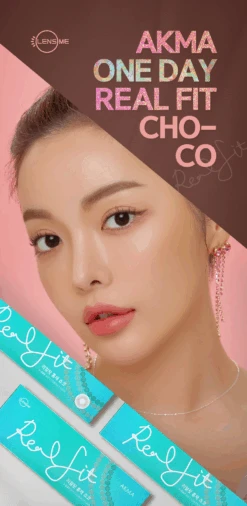 LensMe Akma RealFit Choco (30pk) -Contact Lens Shop LensMe Akma RealFit Choco 30pk model 01