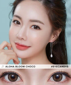 LensMe Aloha Bloom Choco -Contact Lens Shop LensMe Aloha Bloom Choco model