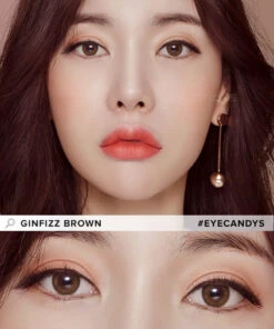 LensMe Ginfizz Brown -Contact Lens Shop LensMe Ginfizz Brown model 2
