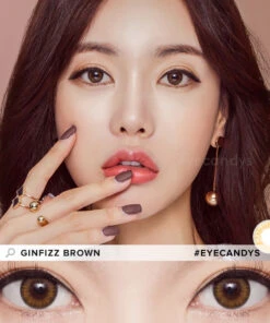 LensMe Ginfizz Brown -Contact Lens Shop LensMe Ginfizz Brown model