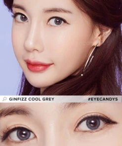 LensMe Ginfizz Cool Grey -Contact Lens Shop LensMe Ginfizz Cool Grey model 2