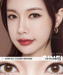 LensMe Ginfizz Cover Brown 8 LensMe Ginfizz Cover Brown -Contact Lens Shop LensMe Ginfizz Cover Brown model