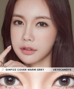 LensMe Ginfizz Cover Warm Grey 8 LensMe Ginfizz Cover Warm Grey -Contact Lens Shop LensMe Ginfizz Cover Warm Grey model