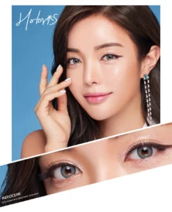 LensMe Holoris Indi Ocean Blue -Contact Lens Shop LensMe Holoris Indi Ocean model 2 04