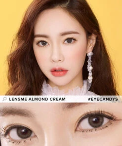 LensMe Louis Shine Almond Cream -Contact Lens Shop LensMe Louis Shine Almond Cream model