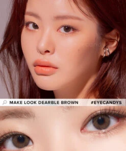 LensMe Make Look Dearble Brown -Contact Lens Shop LensMe Make Look Dearble Brown model