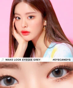 LensMe Make Look Eyegee Grey -Contact Lens Shop LensMe Make Look Eyegee Grey model