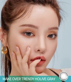 LensMe Makeover Holive Grey -Contact Lens Shop LensMe Makeover Holive Grey 03 model