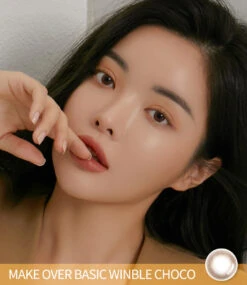 LensMe Makeover Winble Choco (4pk) -Contact Lens Shop LensMe Makeover Winble Choco model 03