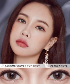 LensMe Velvet Pop Grey 8 LensMe Velvet Pop Grey -Contact Lens Shop LensMe Velvet Pop Grey model
