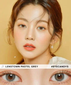 Lenstown Pastel Grey -Contact Lens Shop Lenstown Pastel Grey model 1