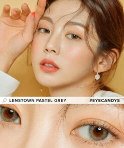 Lenstown Pastel Grey -Contact Lens Shop Lenstown Pastel Grey model 2