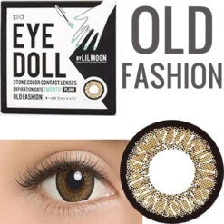 Lilmoon Monthly Old Fashion Brown (Prescription) -Contact Lens Shop LilmoonEyeDollOldFashion contact lenses