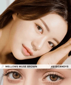 Olola Mellows 1-Day Muse Brown (10pk) (KR) -Contact Lens Shop ModelTemplate1 MELLOWSMUSEBROWN