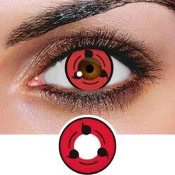 Innovision FX Sharingan Naruto Itachi Series -Contact Lens Shop Naruto Sharingan Red T 03 LEC
