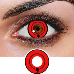 Innovision FX Sharingan Naruto Itachi Series -Contact Lens Shop Naruto Sharingan Red T 05 lec