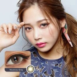 Pink Label Nouveau Large Grey -Contact Lens Shop Nouveau Grey Large model
