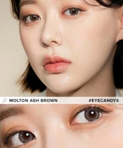 I-Sha Molton Ash Brown -Contact Lens Shop Oriana Molton 1day Ash Brown model
