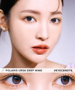 I-Sha Polaris Ursa Deep Wine Purple 8 I-Sha Polaris Ursa Deep Wine Purple -Contact Lens Shop Polaris Ursa Deep Wine Model Template 1