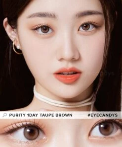 Olola Purity Shine 1-Day Taupe Brown (10pk) (KR) -Contact Lens Shop Purity Shine 1day Taupe Brown Model 1 dc829d07 d9a8 41e5 a5fa f686122afbc3