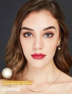 Lumine Renaissance Brown -Contact Lens Shop Renaissance Brown 1 model