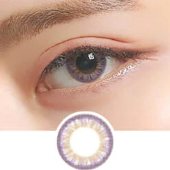Clalen Iris M Selena Purple -Contact Lens Shop Selena Purple contact lens eye