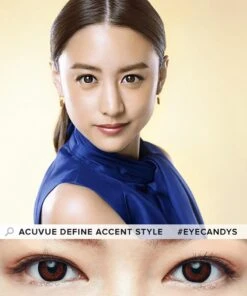 Acuvue Define Accent Style Black (KR) -Contact Lens Shop acuvue define 1 day accent style circle lenses model