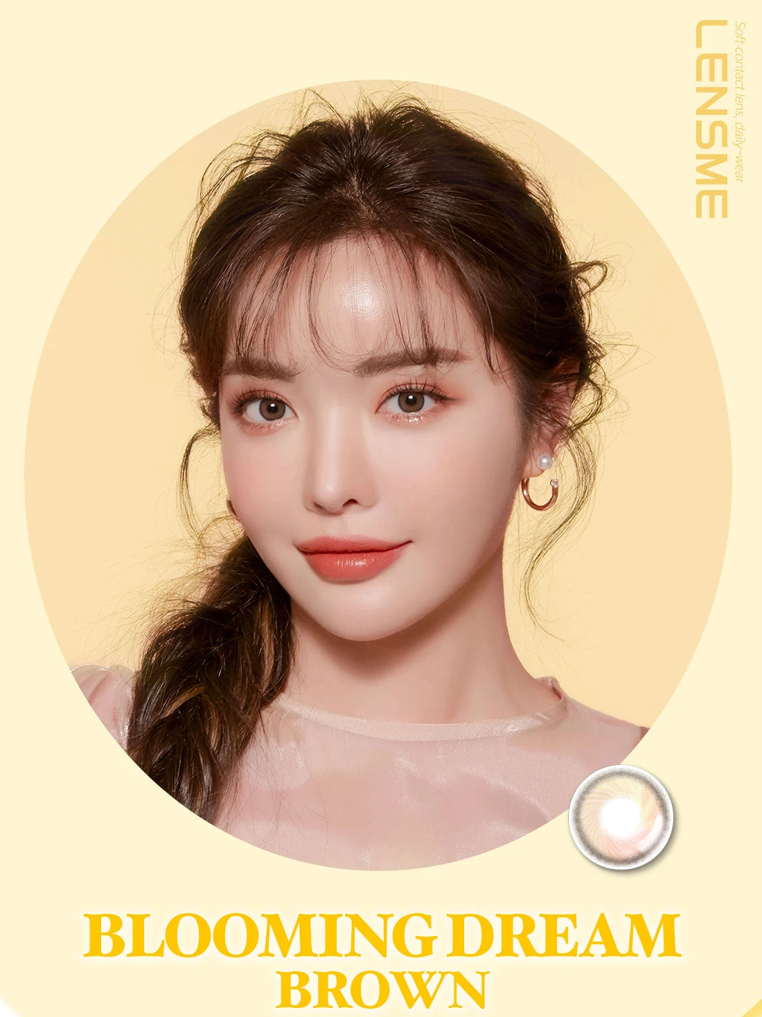 LensMe Blooming Dream Brown 5 LensMe Blooming Dream Brown - Image 5