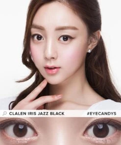 Clalen Iris Jazz Black 6 Clalen Iris Jazz Black -Contact Lens Shop clalen iris jazz black circle lenses model